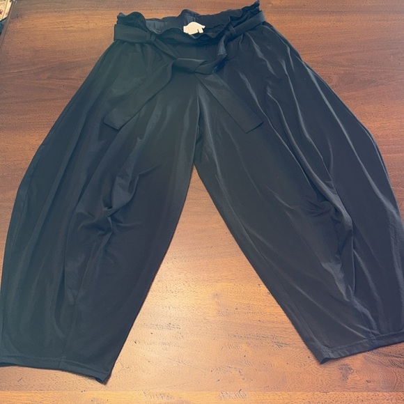 Anthropologie Pants Trousers Loose Black Pants Large size women's - Picture 2 of 8